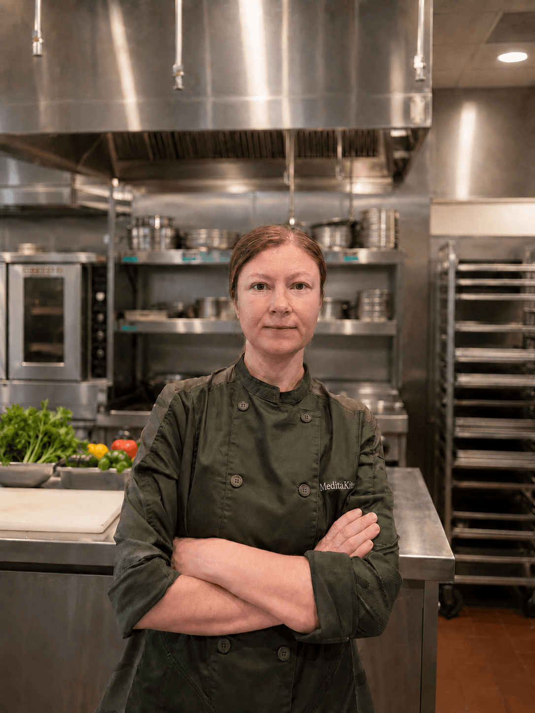 Irina in the kitchen